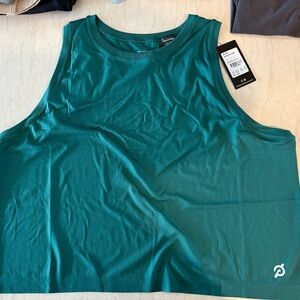 Peloton Teal Seamless Muscle Tank